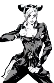 😏 Jolyne Cujoh JoJo's Bizarre Adventure: Stone Ocean Anime, Manga, Jojo, Jolyne, Stone Ocean whatsapp sticker