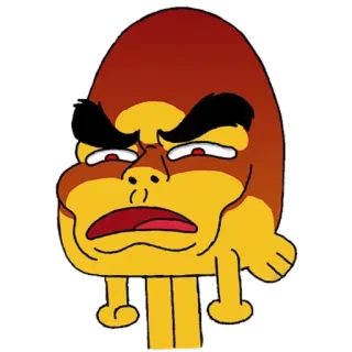 🗿 Darwin Watterson The Amazing World of Gumball Dibujo animado, Pez, Enojado, Animación, Divertido whatsapp sticker