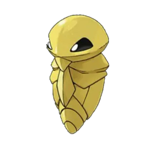 🔵 Kakuna Pokemon Kakuna, Pokémon, Pokémon Insecte, Jaune, Anime, Jeu telegram sticker