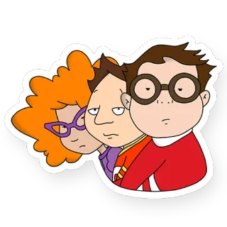 🤨 Lloyd in Space cartone animato, animazione, fantascienza, Lloyd nello spazio, Disney, serie animata telegram sticker