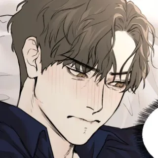 🧋 man, portrait, character, art, drawing telegram sticker