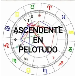 🔭 ASCENDENTE EN PELOTUDO Astrologie, Sternzeichen, beleidigend, Beleidigung, Horoskop telegram sticker