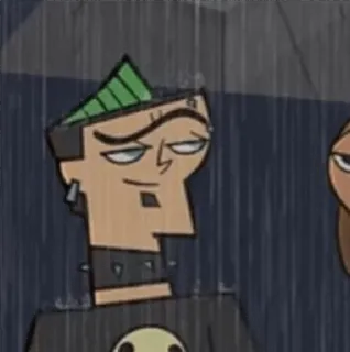 😜 Duncan Total Drama данкан, total drama, мультфильм, персонаж, анимация telegram sticker