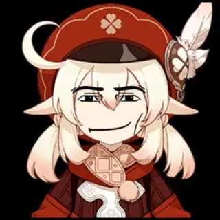 🤠 Klee Genshin Impact Anime, Videogioco, Personaggio, Klee, Genshin Impact, Divertente, Meme telegram sticker