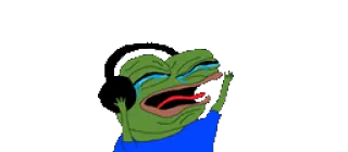🎧 Pepe the Frog Pepe, rana, piangendo, feelsbadman telegram sticker