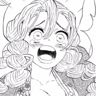 🌸 Mitsuri Kanroji Demon Slayer Anime, Manga, Demon Slayer, Mitsuri Kanroji, Personnage telegram sticker