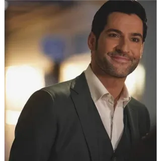 🙂 Lucifer Morningstar Lucifer Lucifer, Tom Ellis, Fox, Netflix, Karakter, Pria, Setelan telegram sticker