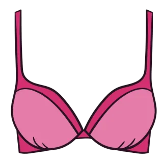 👙 บรา, ชุดชั้นใน, เสื้อผ้า, แฟชั่น, ชุดชั้นใน whatsapp sticker