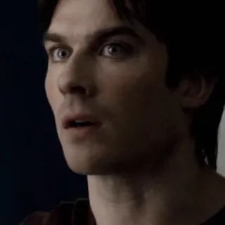 😧 Damon Salvatore The Vampire Diaries vampire, Ian Somerhalder, supernatural, drama, horror telegram sticker