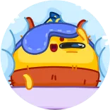 😴 сон, подушка, кровать, мультфильм, сонный, zzz telegram sticker