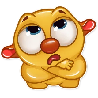 🙄 Dibujo animado, Emoticono, Sticker, Lindo, Expresión, Divertido telegram sticker