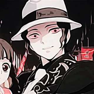 🎲 Muzan Kibutsuji Demon Slayer Anime, Demon Slayer, Muzan Kibutsuji, Vilão, Personagem telegram sticker