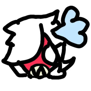 😡 Мультфильм, Монстр, Злость, Страшный, Существо telegram sticker