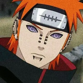 🌟 Pain Naruto anime, naruto, pain, akatsuki, manga, ninja telegram sticker