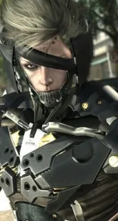 😋 Raiden Metal Gear Rising: Revengeance Cyborg, Samurai, Gioco, Videogioco, Soldato telegram sticker