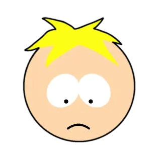 🌟 Butters Stotch South Park バターズ, サウスパーク, アニメ, キャラクター, アニメーション, コメディ telegram sticker