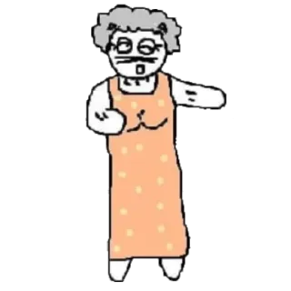 👵 telegram sticker