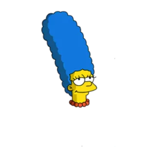 🙄 Marge Simpson The Simpsons cartoon, Marge Simpson, The Simpsons, tv show, animated telegram sticker