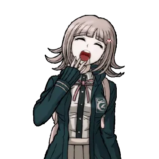 😞 Chiaki Nanami Danganronpa Anime, Jeu, Personnage, Chiaki Nanami, Danganronpa telegram sticker