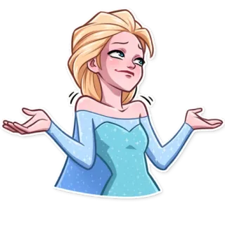 Elsa whatsapp stickers