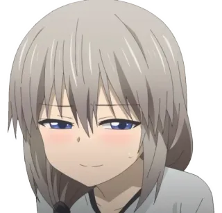 ☺️ Uzaki Hana Uzaki-chan Wants to Hang Out! anime, cute, uzaki-chan wants to hang out, uzaki hana telegram sticker