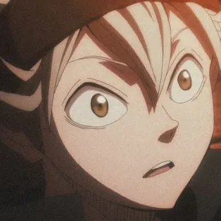 🎻 Asta Black Clover anime, manga, Asta, Black Clover, shonen telegram sticker