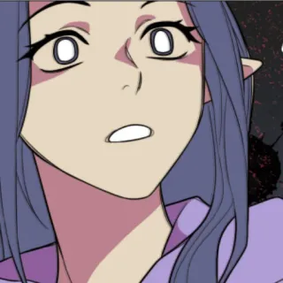😩 Animé, Dessin animé, Elfe, Style animé, Personnage de dessin animé, Fantaisie telegram sticker