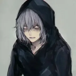 🤨 Shigaraki Tomura My Hero Academia Anime, Manga, Bösewicht, Hoodie, Shonen whatsapp sticker