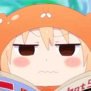 🍤 Umrau Doma anime, manga, cute, cartoon, character, umaru, doma telegram sticker