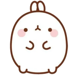 ☁️ かわいい, カワイイ, うさぎ, ウサギ, 動物, ステッカー, マンガ telegram sticker