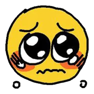 🥺 Emoji, Suplicando, Lindo, Triste telegram sticker