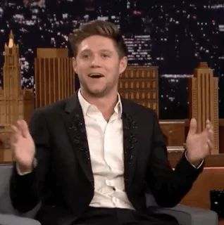 🎸 Niall Horan niall horan, celebridade, cantor, the tonight show, talk show telegram sticker
