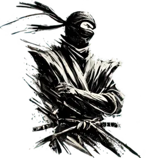 😠 Ninja, Espada, Guerrero, Katana, Artes Marciales, Luchador, Arma whatsapp sticker