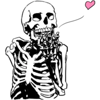 Груда костей 4 @nyasticks whatsapp stickers
