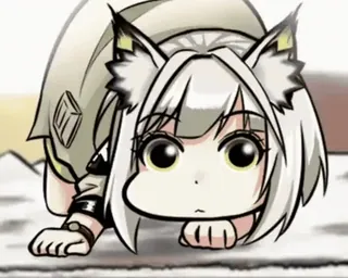 🐾 anime, kawaii, cute, chibi, animal ears telegram sticker