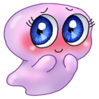 😊 fantôme, mignon, kawaii, dessin animé, adorable, art numérique telegram sticker