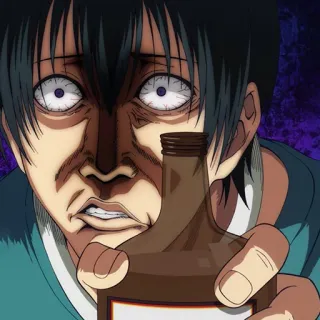 ⚓️ Anime, Bebendo, Álcool, Estressado, Medo telegram sticker