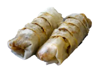 🍡 음식, 계란말이, 간식, 아시아 음식, 랩, 애피타이저 telegram sticker