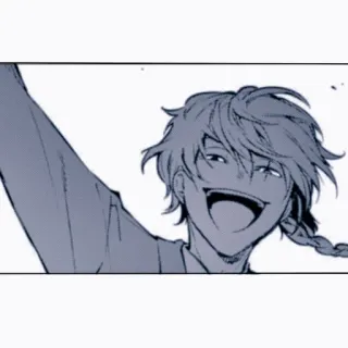 🪃 Anime, Manga, Uśmiech, Szczęśliwy telegram sticker
