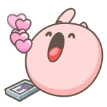 ❤️ น่ารัก, ความรัก, หัวใจ, การ์ตูน, ตัวละคร, คาวาอิ telegram sticker