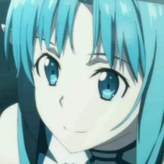 ❄️ Asuna Yuuki Sword Art Online アニメ, ソードアート・オンライン, アスナ, 漫画 telegram sticker