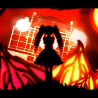 🃏 Anime, Garota, Militar, Violência, Silhueta, Guerra telegram sticker