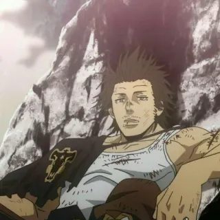 🗡 Yami Sukehiro Black Clover Anime, Black Clover, Yami Sukehiro, Manga, Karakter whatsapp sticker