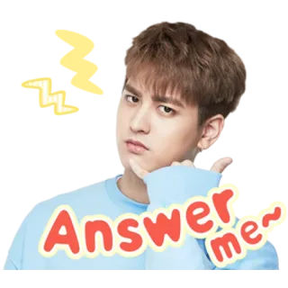 😤 Answer me~ jawaban, pertanyaan, orang, gestur telegram sticker