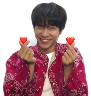😍 likes of soul корейское сердце, сердце руками, сердце пальцами, k-pop, любовь, азиатский, улыбка, корейский whatsapp sticker