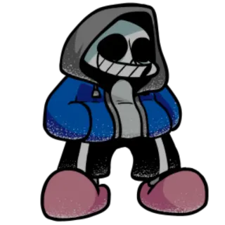 ⬇️ Sans Undertale, video game, character, Sans, skeleton whatsapp sticker
