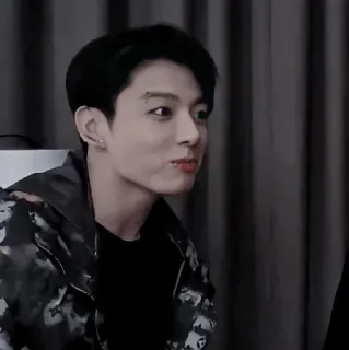 🌑 Jungkook Jungkook, BTS, K-pop, Ídolo, Cantante, Hombre, Asiático, Celebridad telegram sticker