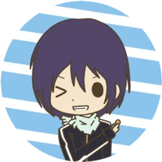 😉 Yato Noragami Anime, Manga, Chibi, Fanart, Thần, Vị thần telegram sticker