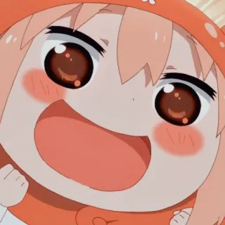🥤 Umaru Doma Himouto! Umaru-chan Anime, Umaru, Mignon, Kawaii, Manga telegram sticker
