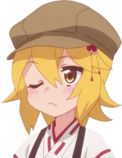 🤔 anime, cartoon, cute, character telegram sticker